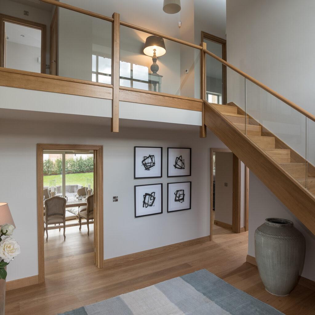 01 Tile-and-floor-engineered-oak-plank wood flooring and staircase