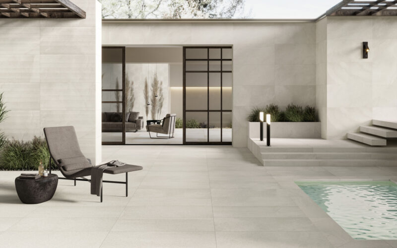Portraits Comblanchien limestone effect wall and floor tile available in outdoors
