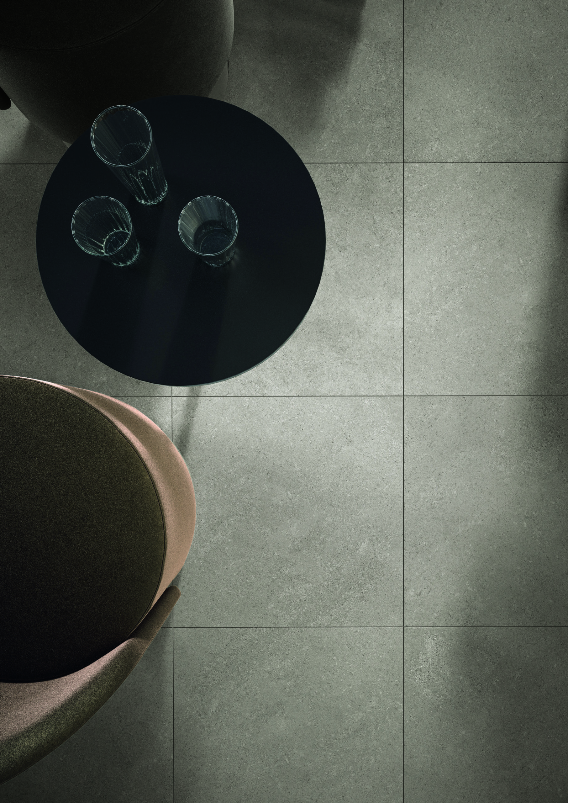 Pillar-greige-grey-Petra-pewter-matt-porcelain-tile