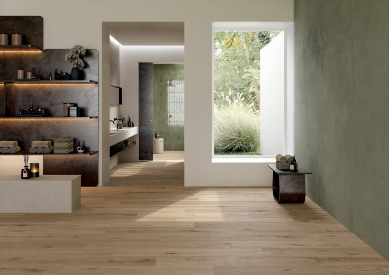 MRC Elsroyalbeige 4 Elisir Royal beige porcelain wood look plank natural traditional living floor