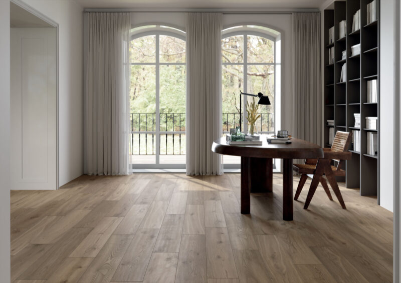 MRC Elsroyalfume 3 Elisir Royal fume porcelain wood look plank natural traditional living floor