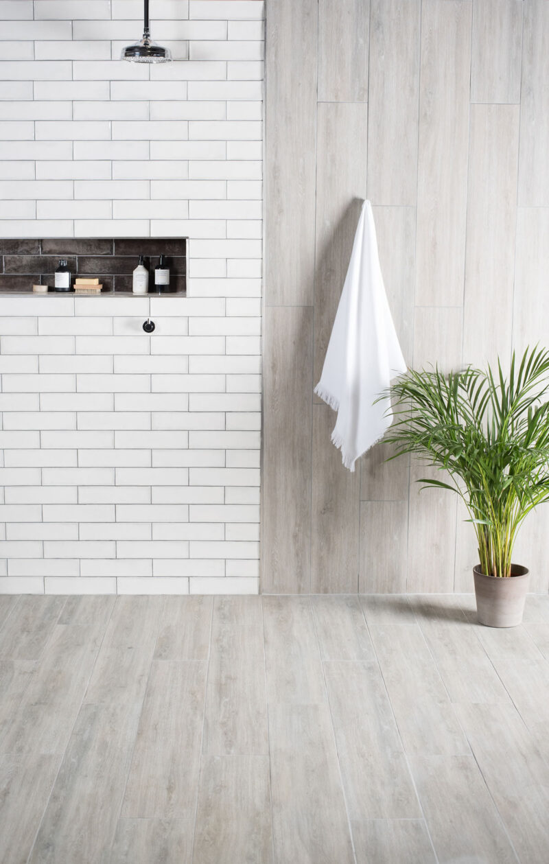 OGS CS1034 3007 3 original style tileworks montblanc white black brick metro classic wall gloss tile bathroom