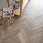Frozen Umber Engineered Oak Herringbone Flooring