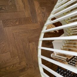 Deco Tannery Brown Herringbone & Plank