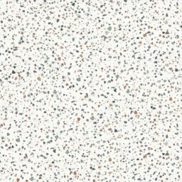Roots Fiastra LVT terrazzo flooring green beige grey terracotta