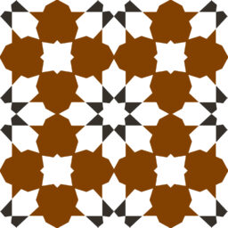 Belleville Porcelain Vendome Red geometric paris boulevard burgundy black white victorian path