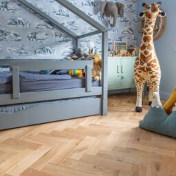 ZB108 Natural Oak kids bedroom wood flooring
