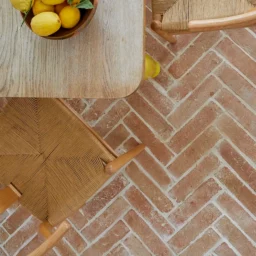 marlborough terracotta parquet flooring Mediterranean warm bootroom dining