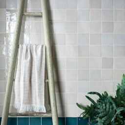 Maroc Porcelain Zellige rustic wall tiles in white bianco