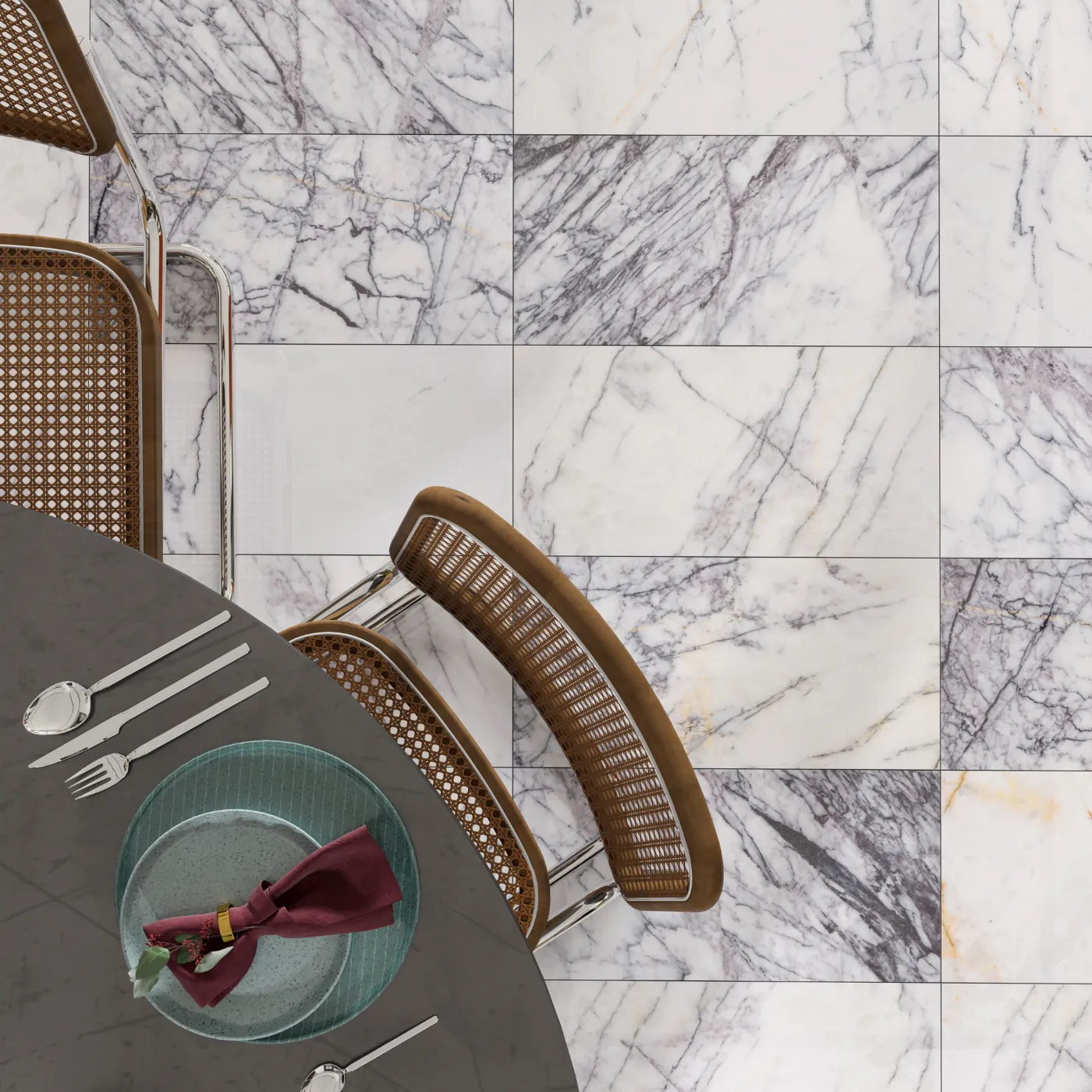 lilac marble tile polished