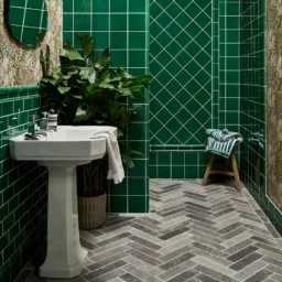 corfe limestone tumbled & etched parquet limestone