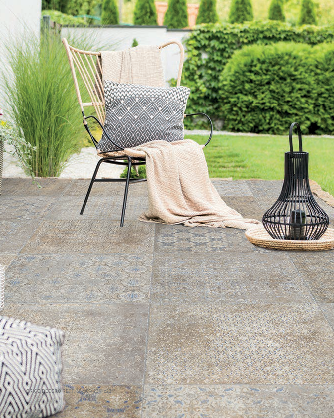 Origio Decor Tumbled pattern 6060