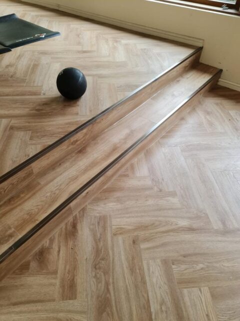 Luxury Vinyl Tiles - Sierra Oak Herringbone